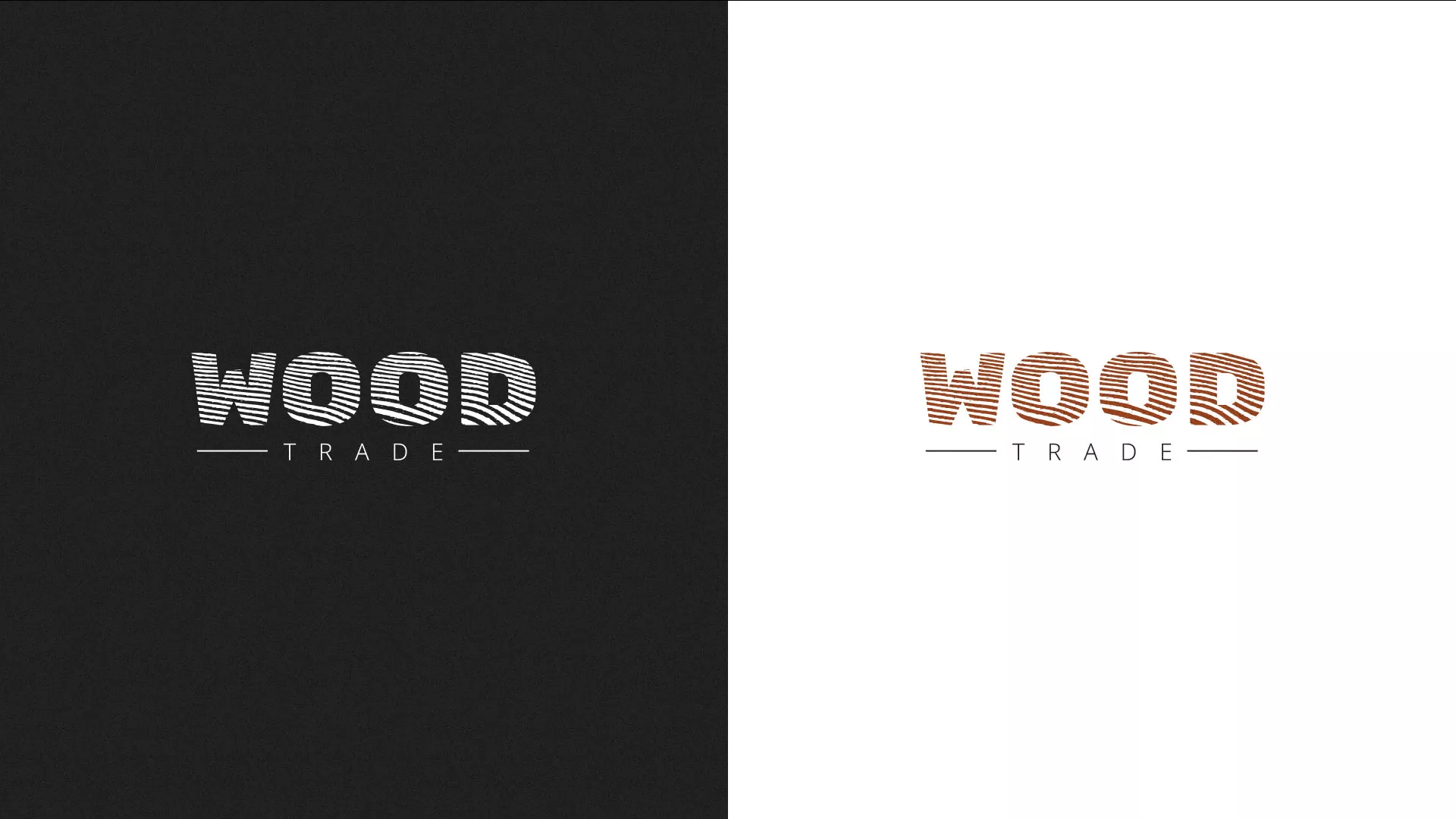 Разработка логотипа для компании «Wood Trade» в Ревде