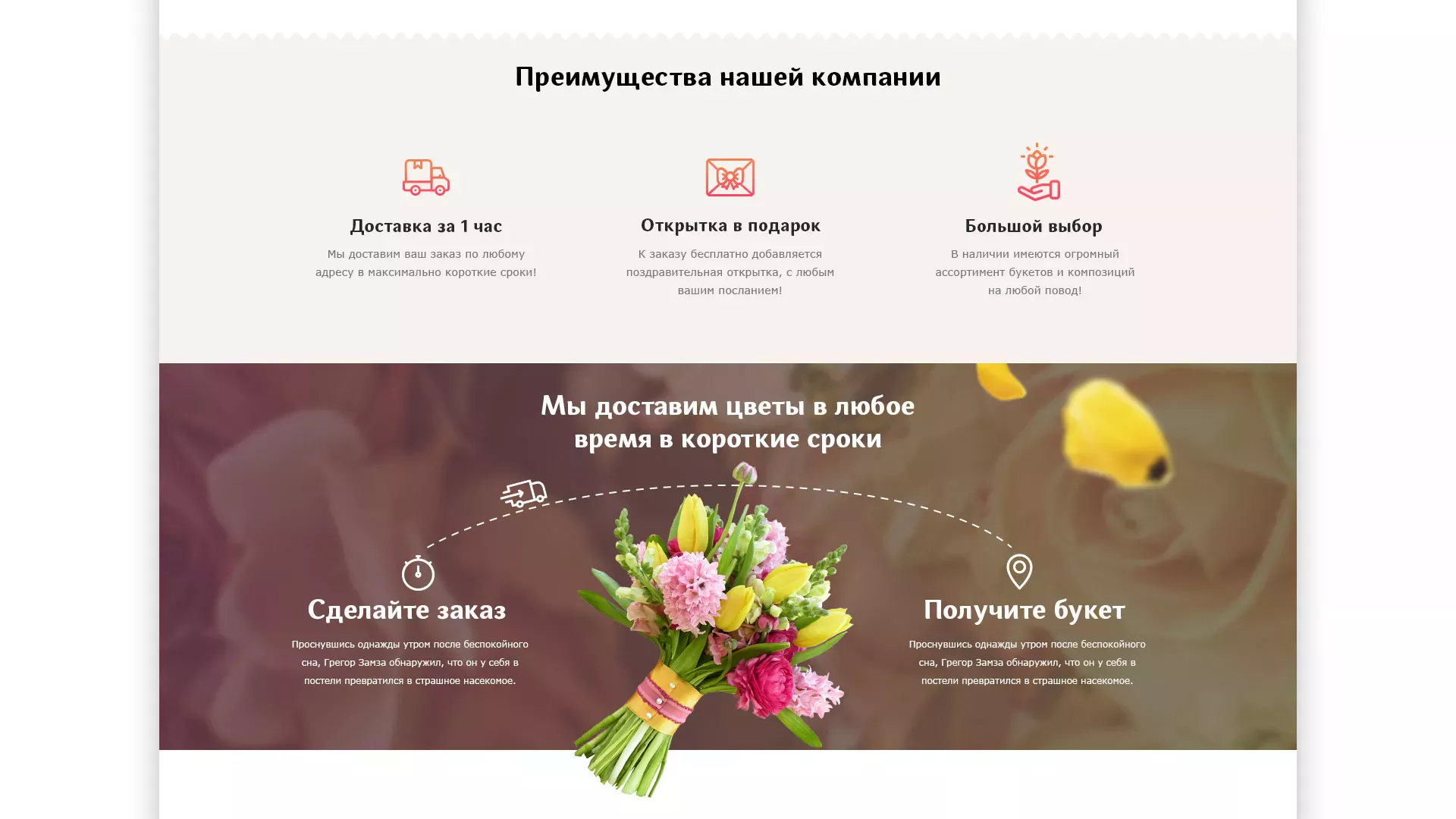 Создание интернет-магазина «Букет-онлайн» по цветам в Ревде